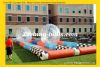 zorb ball race track, inflatable zorbing racing